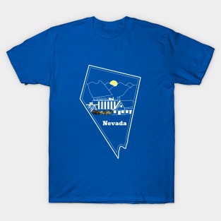 Nevada Map T-Shirt